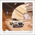 «Audi» видит будущее: календарь Россия в 2012 году
